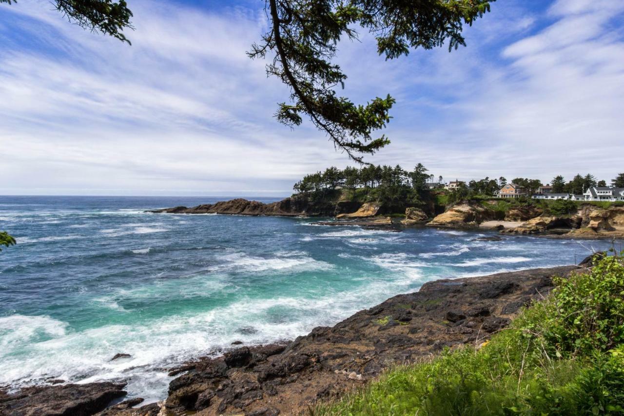 Appartement Sea Spray In Depoe Bay Extérieur photo
